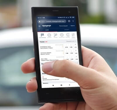 android приложение Марафон (Marathonbet)