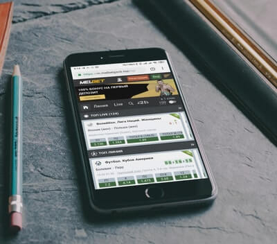 Iphone приложение MelBet (Мелбет)