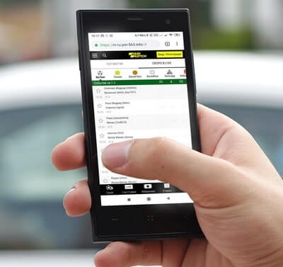 android приложение ПариМатч (Parimatch)