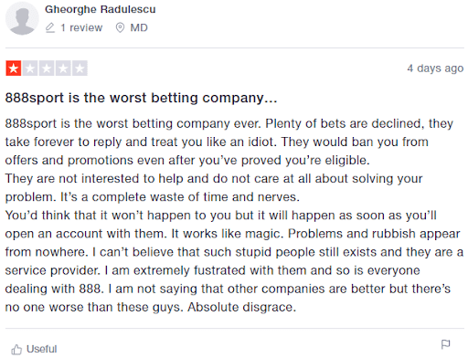 Отзывы БК 888