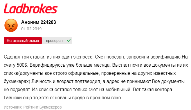 Отзывы БК Landbrokers