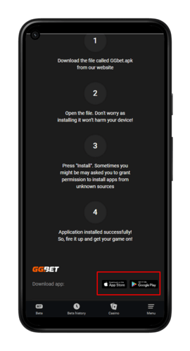Приложение GGBet Армения