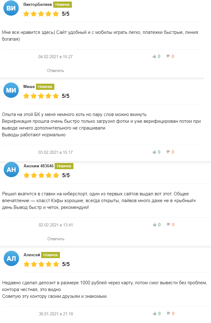 Отзывы о БК Lootbet
