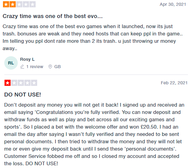 Отзывы о бонусах Sportingbet