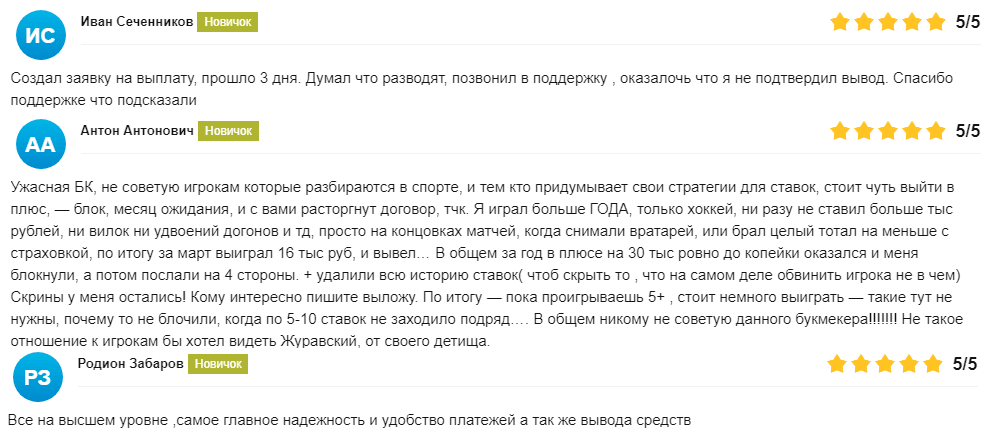 Отзывы о зеркале БК Liga_stavok Bk-info